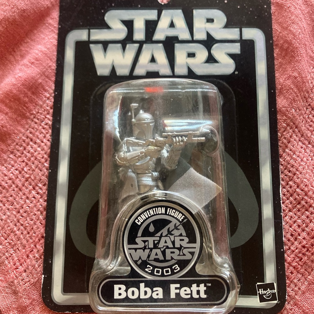 Star Wars Silver Boba Fett 2003 Convention  Exclusive Figure